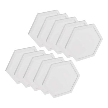 SET 10x RGBIC Dimmable panel LED/1,9W/230V Wi-Fi Tuya