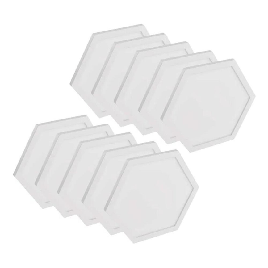 SET 10x RGBIC Dimmable panel LED/1,9W/230V Wi-Fi Tuya