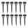 SET 12x LED Solar lamp LED/0,06W/1,2V 1xAA 6500K IP44 100 mAh