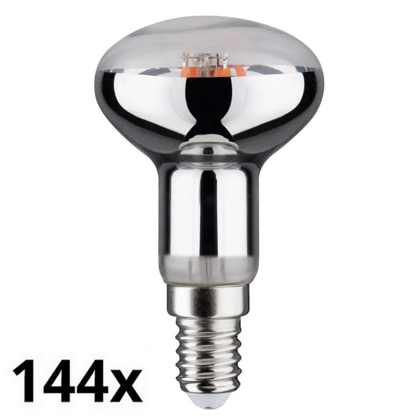 SET 144x LED Floodlight bulb R50 E14/3,8W/230V 2700K