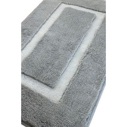 SET 2x Bathroom mat 60/100 cm grey