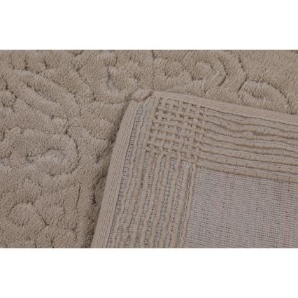 SET 2x Bathroom mat PIANTE 60/100 cm brown