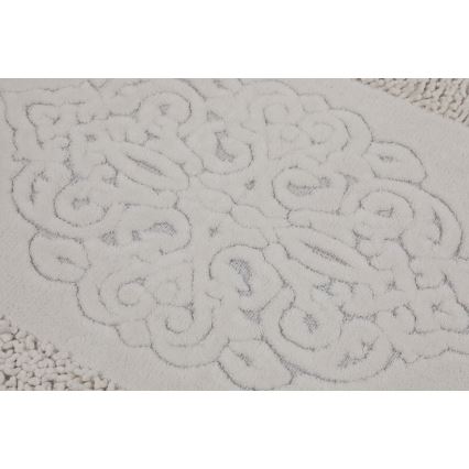SET 2x Bathroom mat PIANTE 60/100 cm white