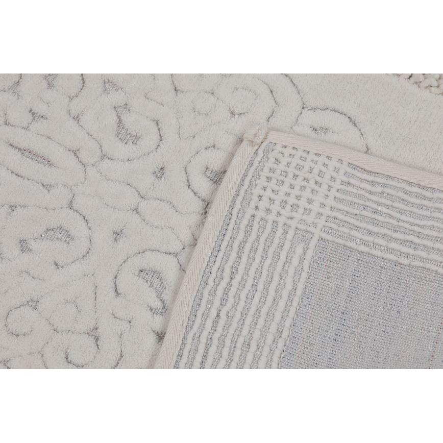 SET 2x Bathroom mat PIANTE 60/100 cm white