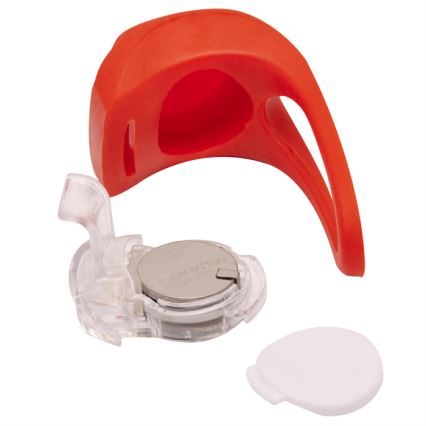 SET 2x Bicycle light LED/1xCR2032 IP44 red/white