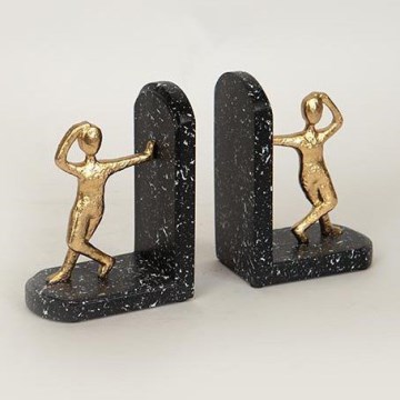 SET 2x Bookstop gold/black