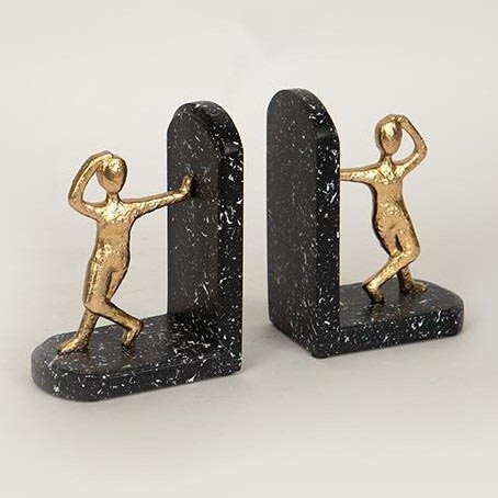 SET 2x Bookstop gold/black