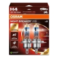 SET 2x Car bulb NIGHT BREAKER H4 P43t/60/55W/12V - Osram