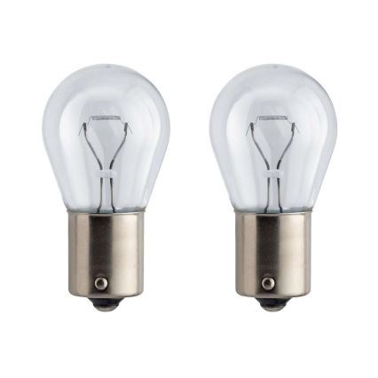 SET 2x Car bulb Philips VISION 12498B2 P21W BA15s/21W/12V