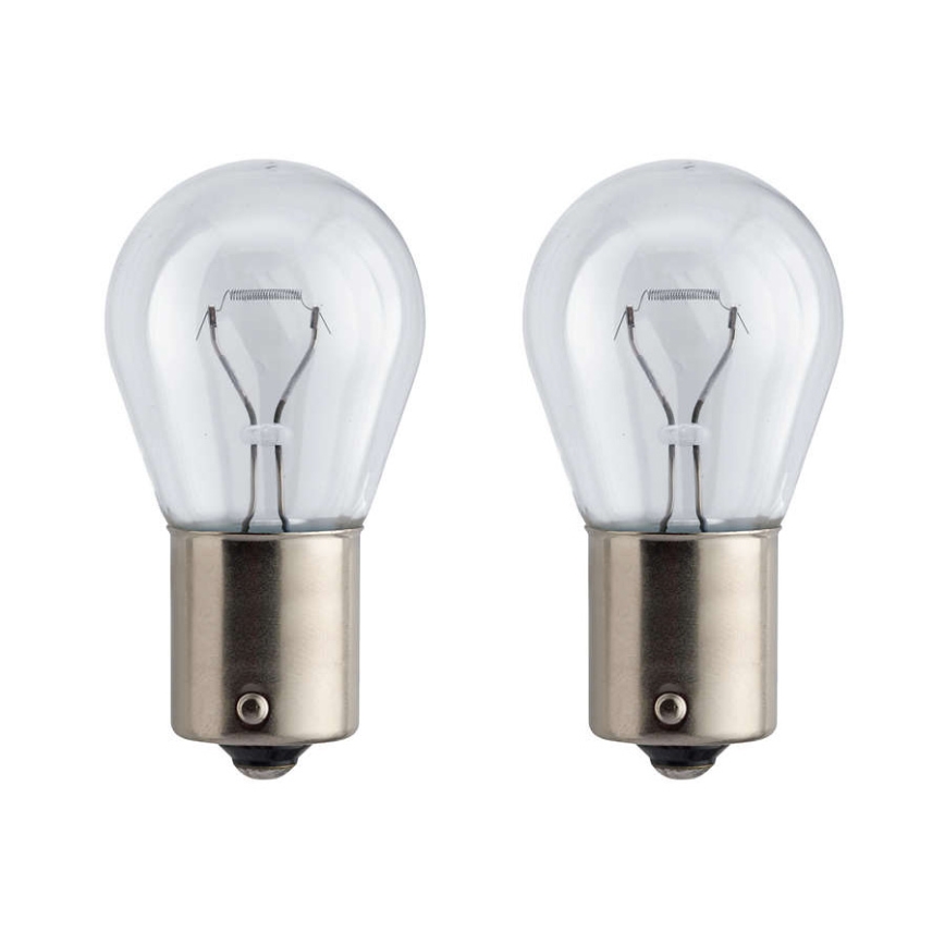 SET 2x Car bulb Philips VISION 12498B2 P21W BA15s/21W/12V