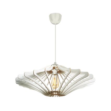 SET 2x Chandelier on a string 1xE27/60W/230V white d. 47 cm