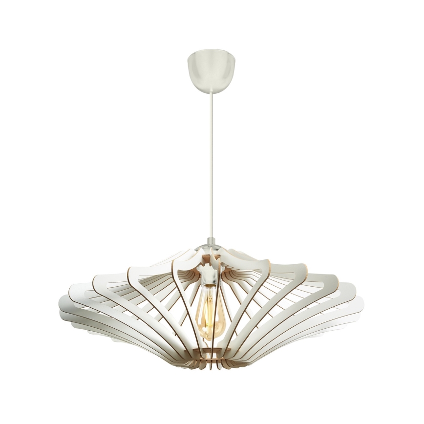 SET 2x Chandelier on a string 1xE27/60W/230V white d. 47 cm