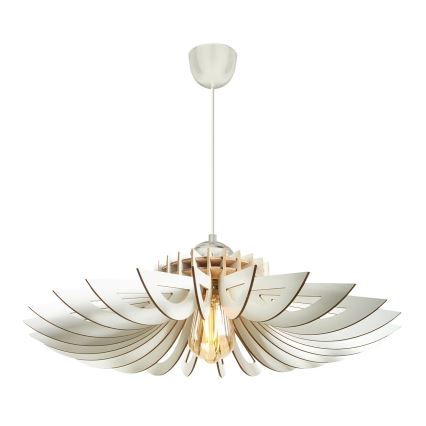 SET 2x Chandelier on a string 1xE27/60W/230V white d. 52 cm