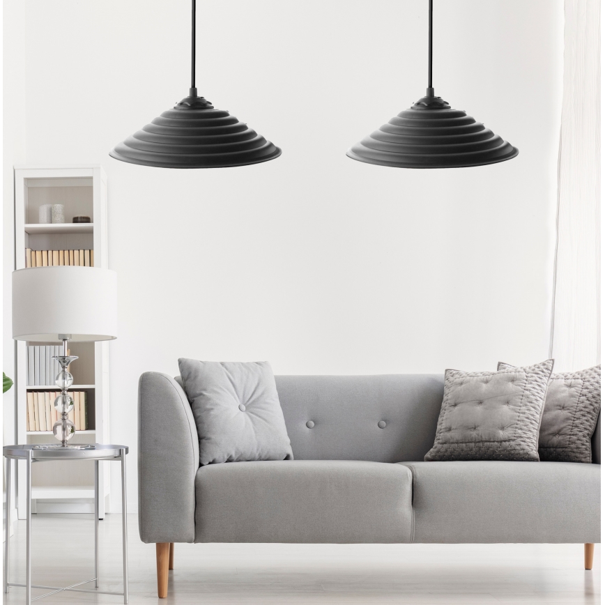 SET 2x Chandelier on a string UFO 1xE27/60W/230V