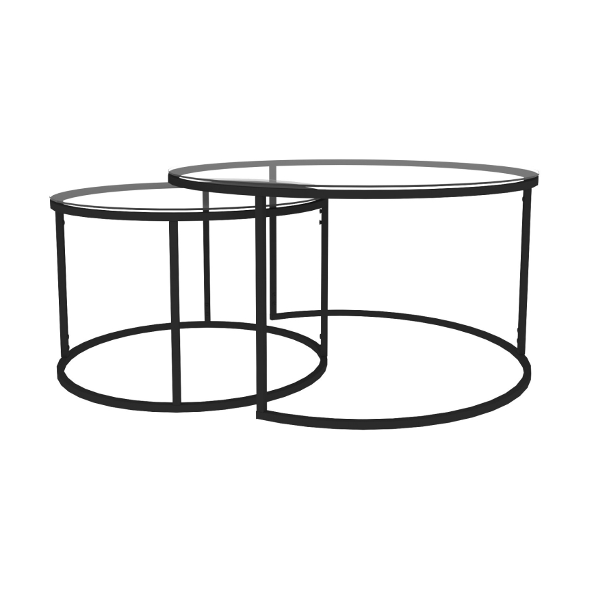 SET 2x Coffee table BELARUS  black