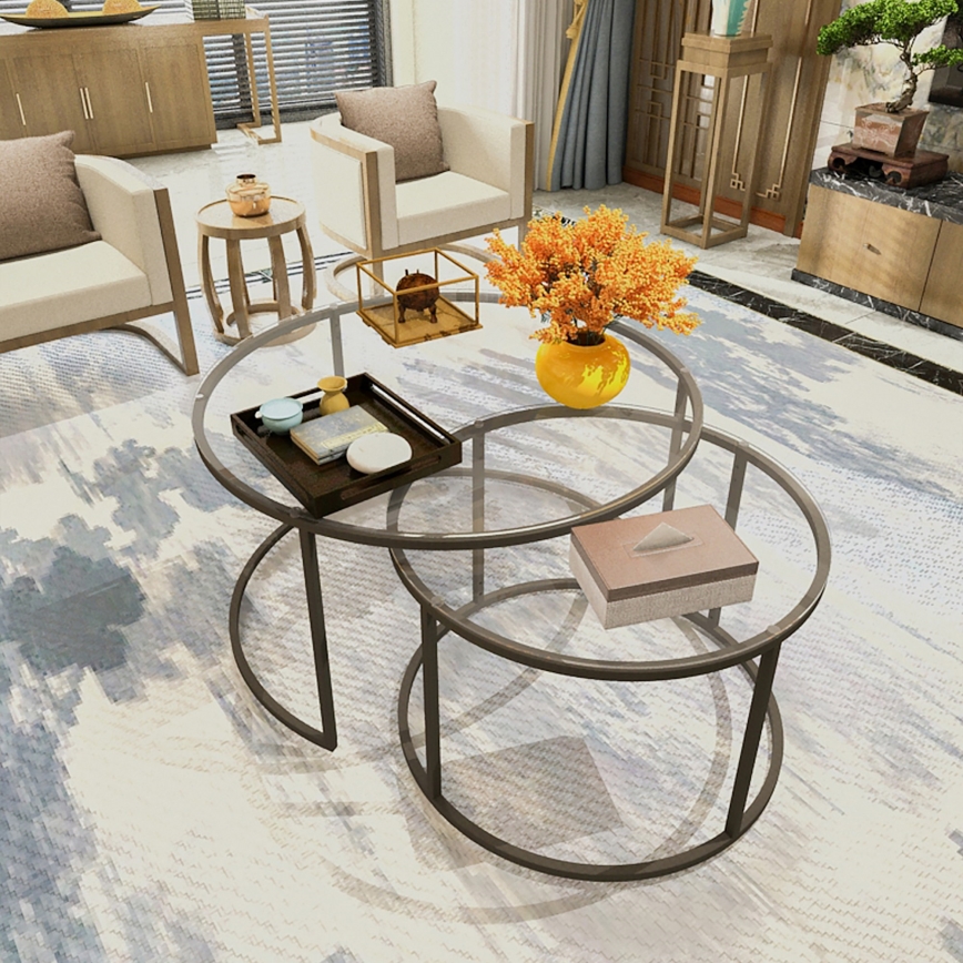 SET 2x Coffee table BELARUS  black