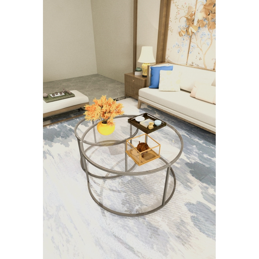 SET 2x Coffee table BELARUS  black