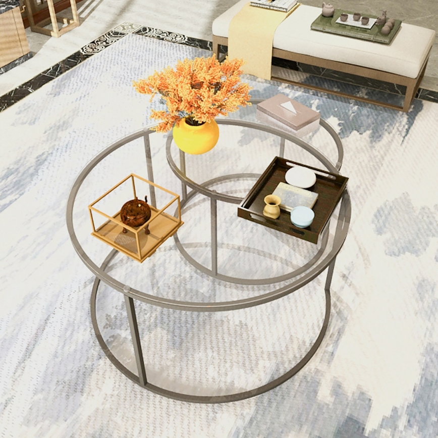 SET 2x Coffee table BELARUS  black