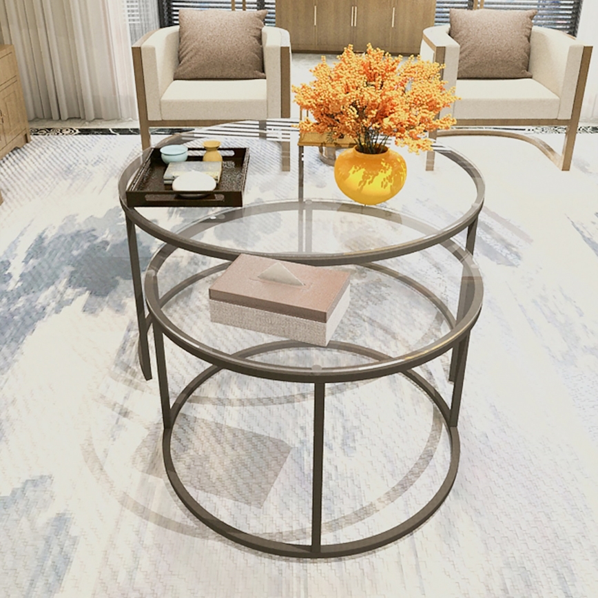 SET 2x Coffee table BELARUS  black
