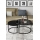 SET 2x Coffee table BORA d. 57/75 cm black