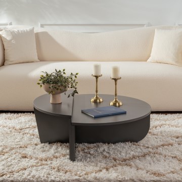 SET 2x Coffee table ORION anthracite