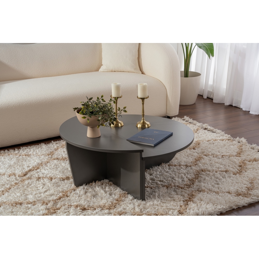SET 2x Coffee table ORION anthracite