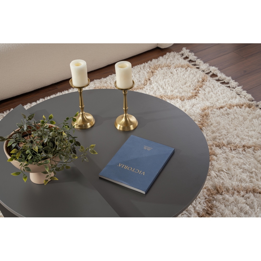 SET 2x Coffee table ORION anthracite