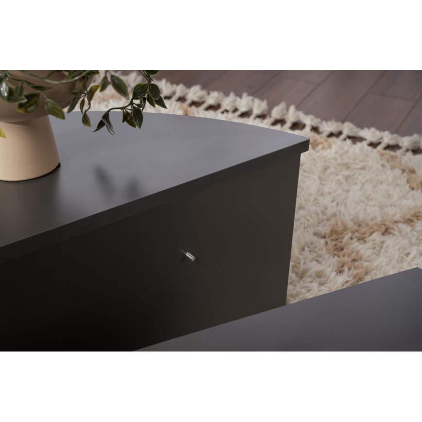 SET 2x Coffee table ORION anthracite