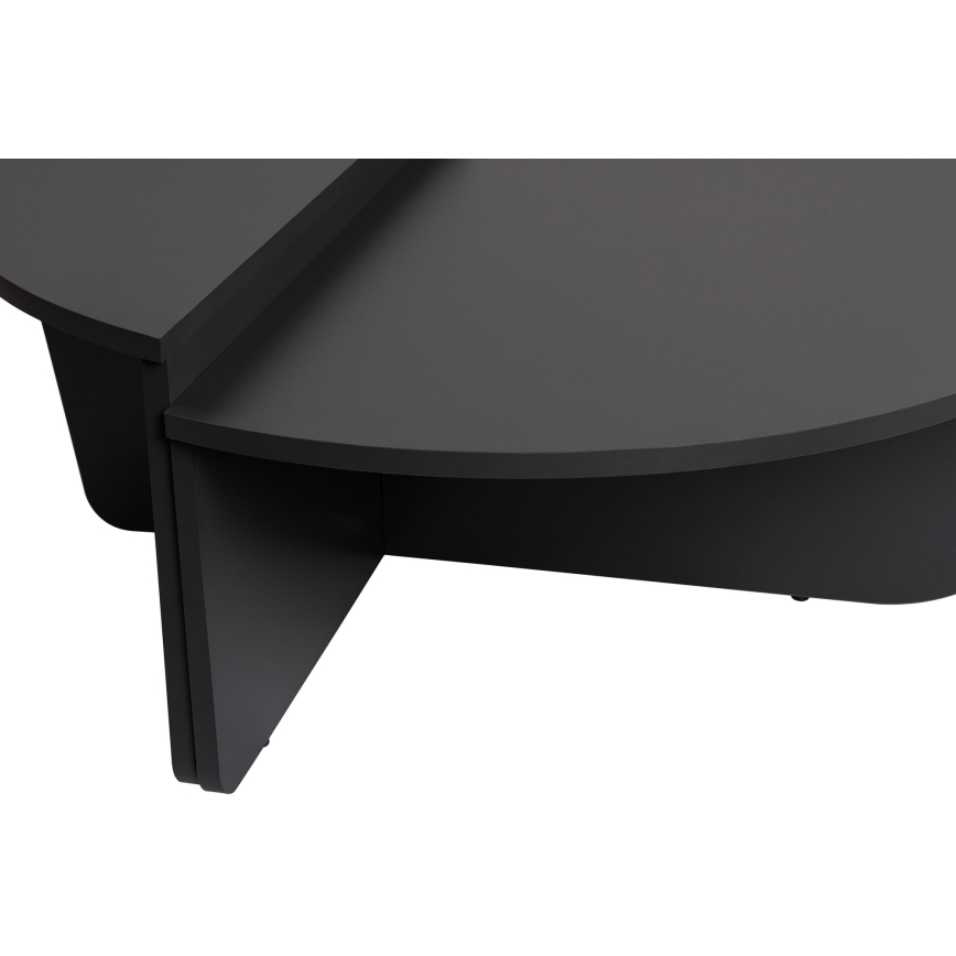 SET 2x Coffee table ORION anthracite
