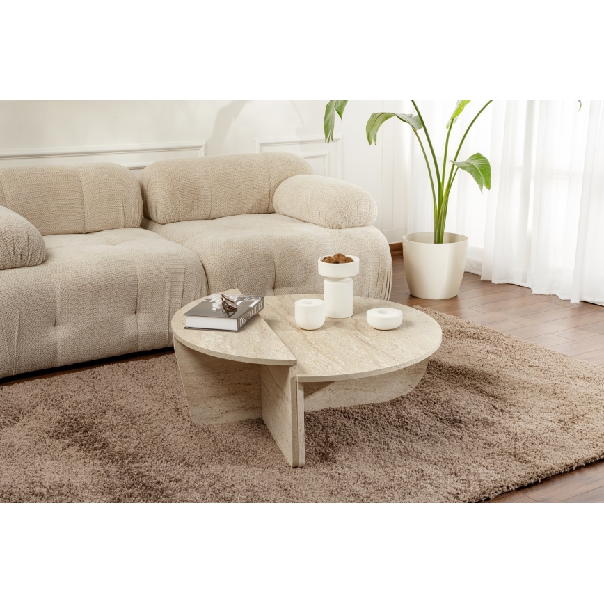 SET 2x Coffee table ORION beige