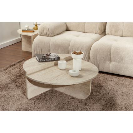 SET 2x Coffee table ORION beige