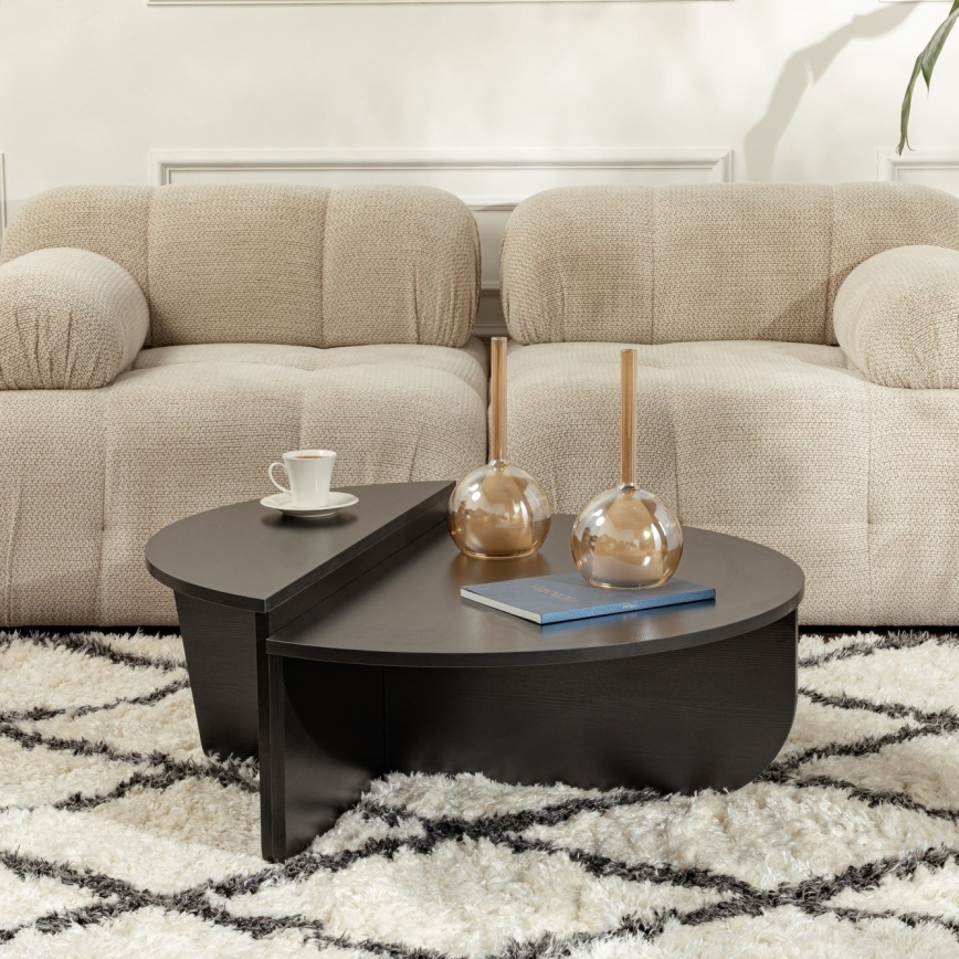 SET 2x Coffee table ORION black