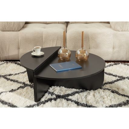 SET 2x Coffee table ORION black