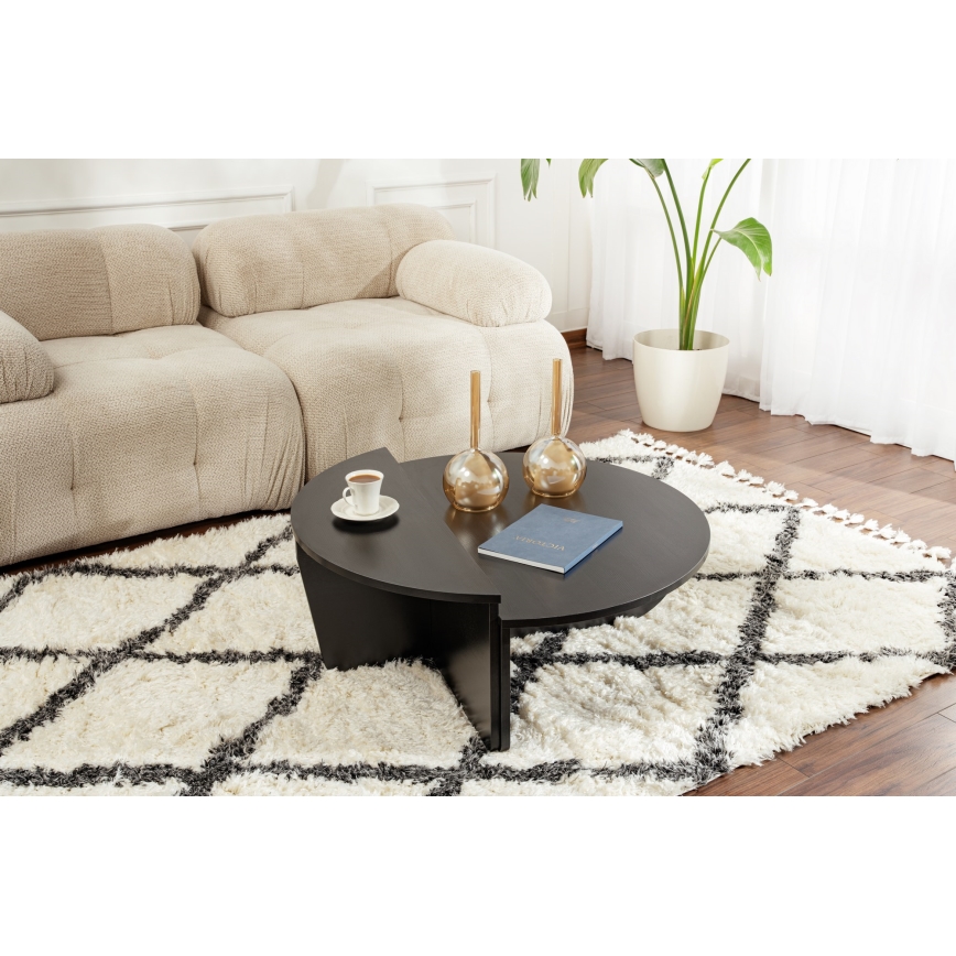 SET 2x Coffee table ORION black