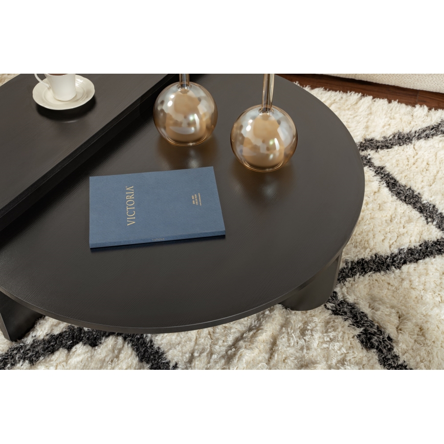 SET 2x Coffee table ORION black