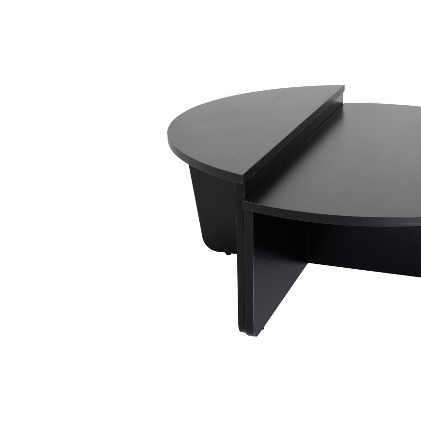 SET 2x Coffee table ORION black