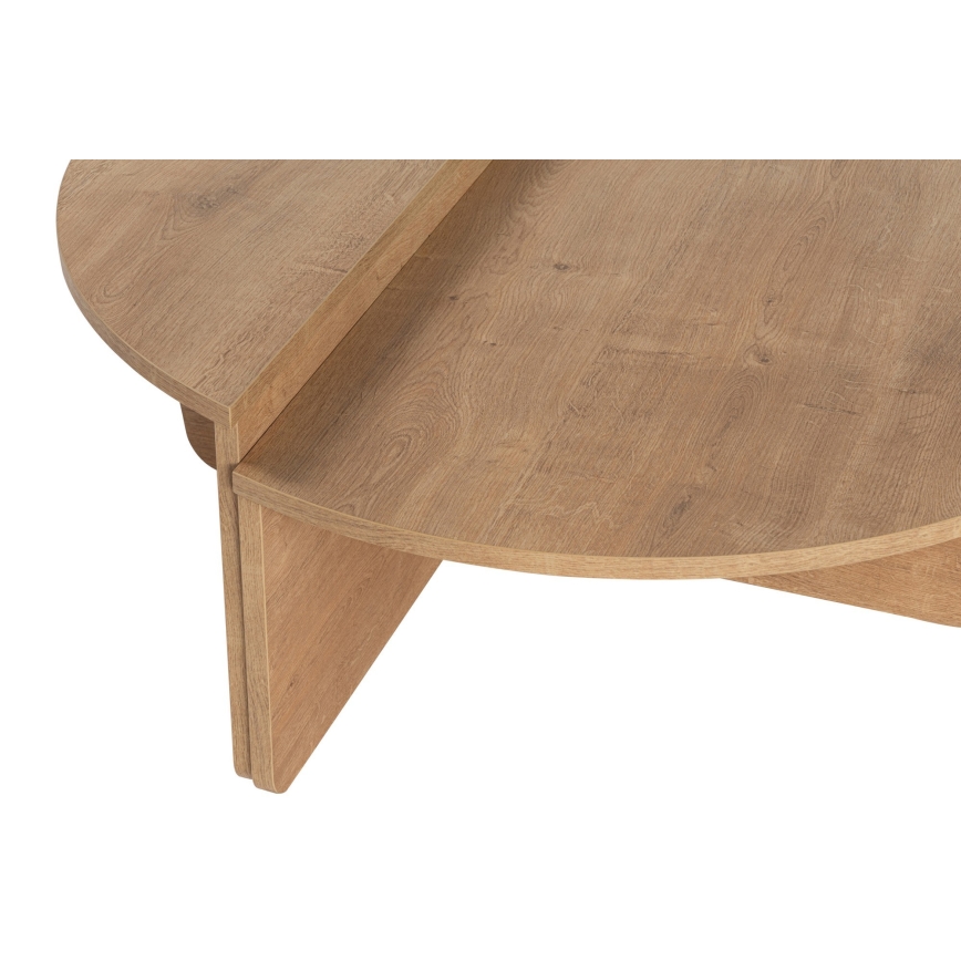 SET 2x Coffee table ORION oak