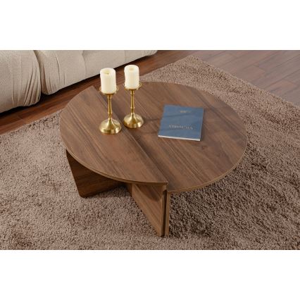 SET 2x Coffee table ORION walnut