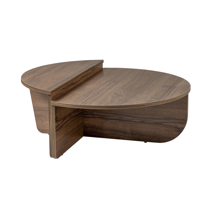SET 2x Coffee table ORION walnut