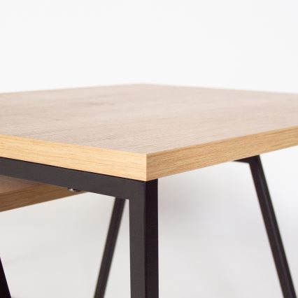 SET 2x Coffee table PAL beige/black