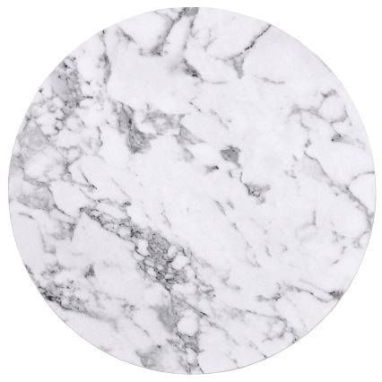 SET 2x Coffee table PAOLA d. 38/60 cm grey/marble decor