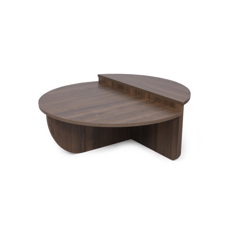SET 2x Coffee table PODIUM brown