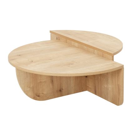 SET 2x Coffee table PODIUM brown