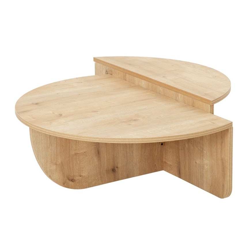 SET 2x Coffee table PODIUM brown
