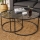 SET 2x Coffee table TOKYO d. 60/80 cm black