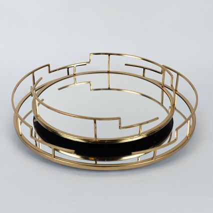 SET 2x Decorative tray d. 39/30,5 cm