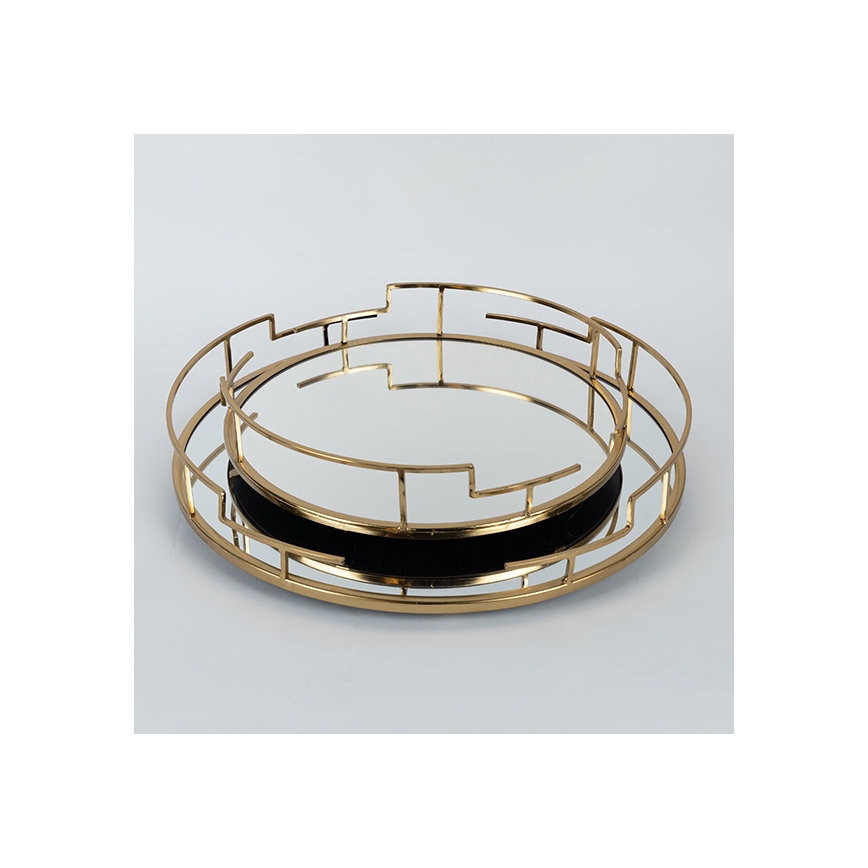 SET 2x Decorative tray d. 39/30,5 cm
