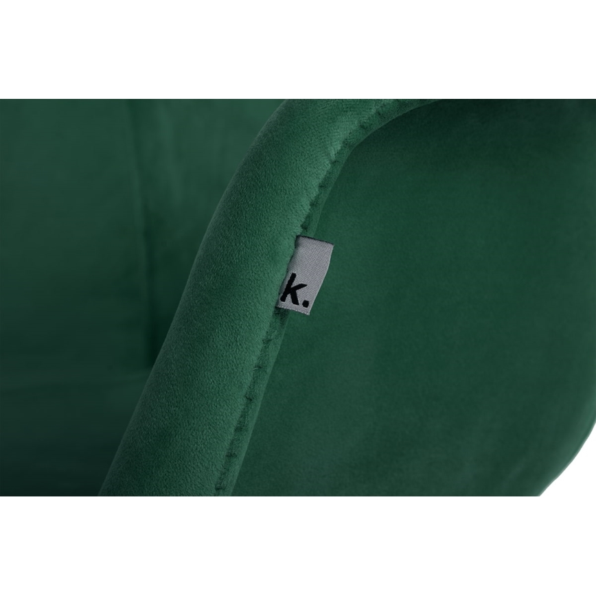 SET 2x Dining chair NEREA 80x60,5 cm green/beech