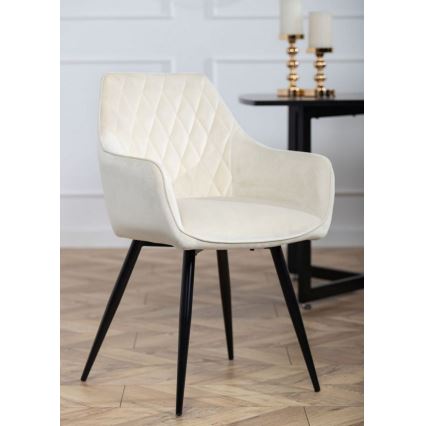 SET 2x Dining chair SAMETTI creamy