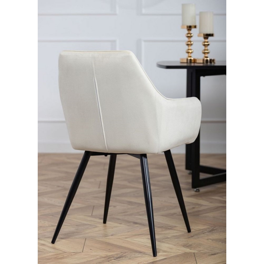 SET 2x Dining chair SAMETTI creamy
